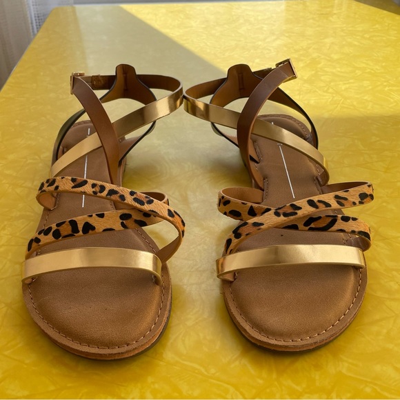 Only worn once! Gladiator cheetah print sandal from ModCloth! - Picture 5 of 7
